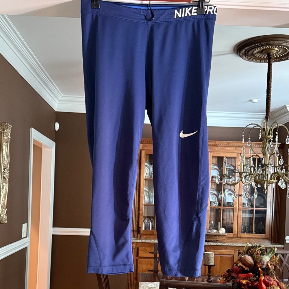 Nike Pro Blue Leggings